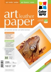 Фотобумага ColorWay ART матовая кожа 220г/м, 10л, A4. Купить фотобумагу