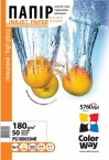Фотобумага ColorWay глянцевая 180г/м,10x15 50л (PG180-50) карт.уп