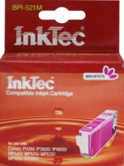 Купить картридж InkTec для Canon BPI-521M, водорастворимый Magenta