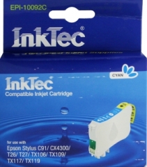 Купить картридж InkTec для Epson EPI-10092C, аналог T0922, T0922N Cyan