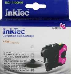 Купить картридж InkTec для Brother BCI-1100HM Magenta