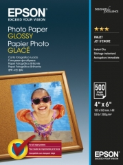 Фотобумага EPSON фото глянцевая Glossy Photo Paper, 200g, 10х15см, 500л (C13S042549). Купить фотобумагу
