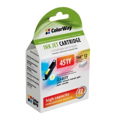 Купить картридж струйный ColorWay для Canon PIXMA MG5440/MG6340/MG7240, Yellow