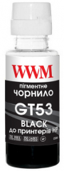 Чернило WWM GT53 для HP Jet Ink Tank 115/315/319 100г Black Pigment пигментное (H53BP) ― Витратні матеріали для струминного та лазерного друку