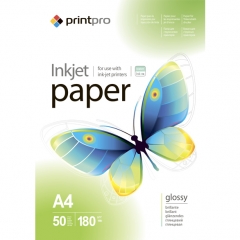 Купить фотобумагу PrintPro ColorWay глянец 180г/м, A4, 50л (PG180-50)