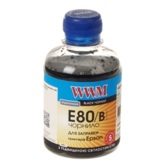 Купить чернила WWM для Epson L800 200г Black (Артикул: E80/B)