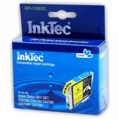 Купить картридж InkTec для Epson EPI-10063С, аналог T0632 Cyan