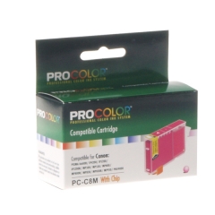 Купить совместимый струйный картридж к CANON Pixma iP4200/iP6600/CLI-8 Magenta (PC-C8M) PRO COLOR