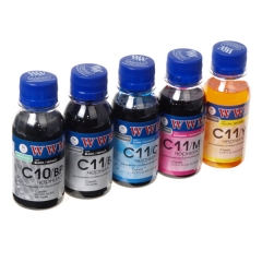 Купить комплект чернил WWM для CANON PGI520BP/CLI521BP/B/C/M/Y C10/11SET (5*100 г)