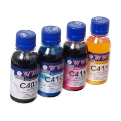 Купить комплект чернил WWM для CANON PG40B/CL41 В/C/M/Y C40/41SET (4*100 г) 