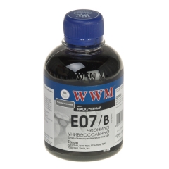 Купить чернила WWM для EPSON Stylus Universal (Black) (200 г) E07/B