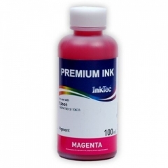 Купить чернила InkTec для принтеров (МФУ) Epson Stylus S22 / SX125 / SX130 Magenta (Малиновые) (E0013-100MM) пигментные 100 мл