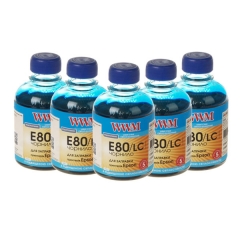 Купить комплект чернил WWM для Epson L800 Водорастворимые (5 x 200г) Light Cyan (Артикул: E80/LC-SET)