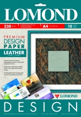 Фотобумага Lomond Premium глянцева Кожа, 230 г/м, А4,10 л. Купить фотобумагу