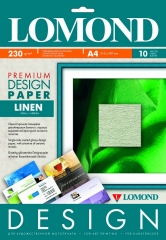 Фотобумага Lomond Premium матовая Лен, 230 г/м, А4/10 листов. Купить фотобумагу