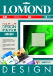 Фотобумага Lomond Premium глянцевая Лен, 230 г/м, А4/10 листов