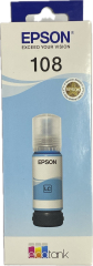 Чернила EPSON для L8050/ L18050 EcoTank Light-Cyan №108 70мл. original ― Витратні матеріали для струминного та лазерного друку