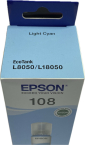 Чернила EPSON для L8050/ L18050 EcoTank Light-Cyan №108 70мл. original
