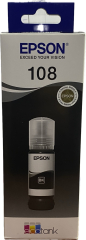 Чернила EPSON для L8050/ L18050 EcoTank Black №108 70мл. original ― Витратні матеріали для струминного та лазерного друку