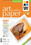 Фотобумага ColorWay ART глянец/фактура кожа 230г/м, 10л, A4