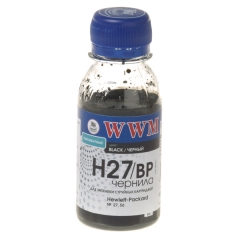 Купить чернила WWM для HP C8727A/C6656A (Black Pigmented) (1100 г) H27/BP