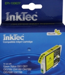 Купить картридж InkTec для Epson EPI-10063Y, аналог T0634 Yellow