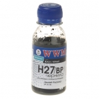 Чернила WWM для HP C8727A/C6656A (Black Pigmented) (1100 г) H27/BP