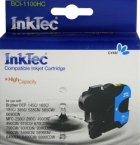 Картридж InkTec для Brother BCI-1100HC Cyan