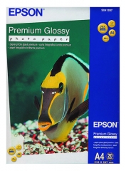 Фотобумага EPSON фото глянцевая Premium Glossy Photo Paper, 255g, A4, 20л (C13S041287). Купить фотобумагу