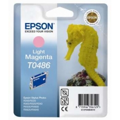 Купить картридж EPSON Stylus Photo R-200, 220, 300, 320, 340, RX-500, 600, 620 (Light Magenta) (C13T048640)