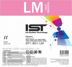 Купить чернила InkTec для Epson (EP1-B01-LM) Light Magenta 1л пигментные