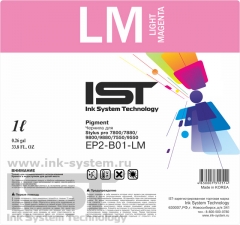 Купить чернила InkTec для Epson (EP2-B01-LM) Light Magenta 1л пигментные
