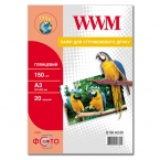 Фотобумага WWM, глянцевая, 150g/m2, A3, 20л (G150.A3.20)