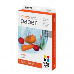 Купить Фотобумага ColorWay матовая 220г/м A4 50л карт уп PM220050A4