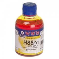 Купить чернила WWM для HP №88 (Yellow) (1100 г) H88/Y