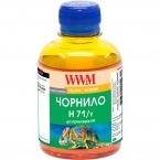 Чернила WWM для картриджа HP №711Y 200г Yellow водорастворимые (H71/Y)