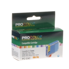Купить совместимый струйный картридж к CANON Pixma iP4200/iP6600/CLI-8 Cyan (PC-C8C) PRO COLOR