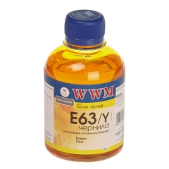 Чернила (200 г) EPSON Stylus C67…C87 (Yellow) E63/Y. Купить чернила для принтера