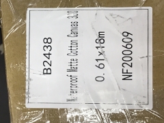 Купить холст PAPIR матовый натуральный хлопок 380 г/м² рулон 610 мм х 18 м