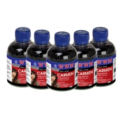 Купить комплект чернил WWM для CANON CARMEN (5 x 200г) Black (Артикул: CU/B-SET)