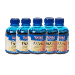 Купить комплект чернил WWM для Epson Stylus Photo P50/R270/R290/RX615/T50/TX650 Водорастворимые (5 x 200г) Cyan (Артикул: E83/C-SET)