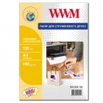 Фотобумага WWM, глянцевая самоклеящаяся 130 g/m2, А4, 100л (SA130G.100)